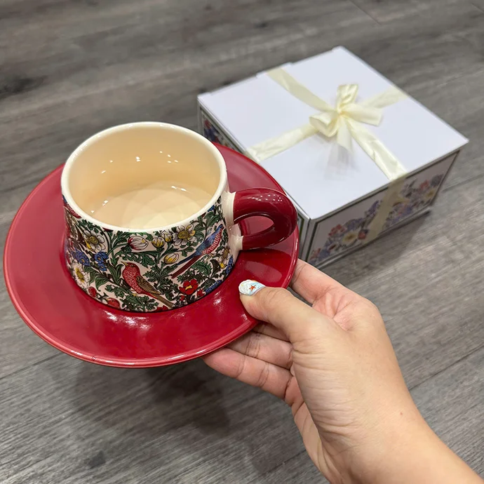 LY SỨ IN HỌA TIẾT CỔ ĐIỂN - LY SỨ QUÀ TẶNG SANG TRỌNG