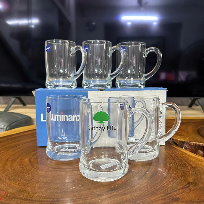 LY THỦY TINH IN LOGO THƯƠNG HIỆU - LY THỦY TINH CHẤT LƯỢNG