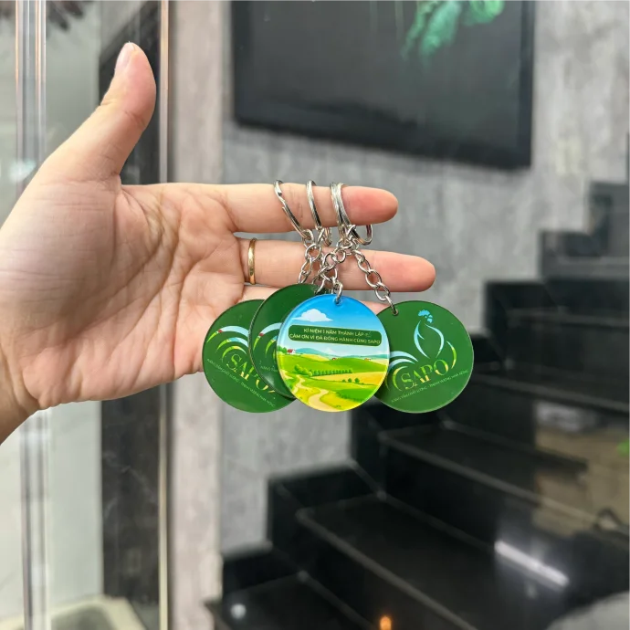 MÓC KHÓA MICA IN LOGO THEO YÊU CẦU - MÓC KHÓA MICA IN LOGO THEO YÊU CẦU