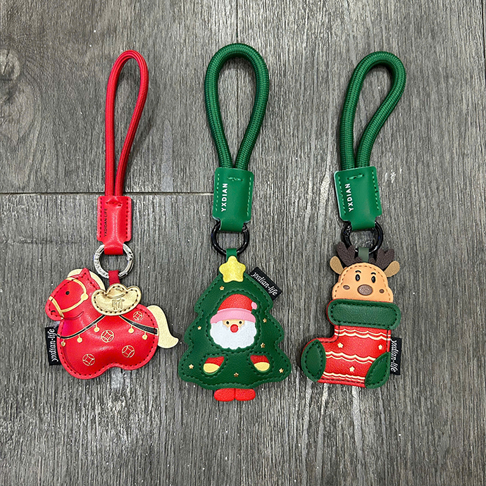 MÓC KHÓA TRANG TRÍ NOEL DỄ THƯƠNG IN LOGO