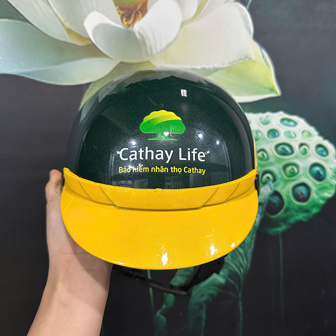 NÓN BẢO HIỂM IN LOGO THEO YÊU CẦU - GIẢI PHÁP QUÀ TẶNG DOANH NGHIỆP HIỆU QUẢ