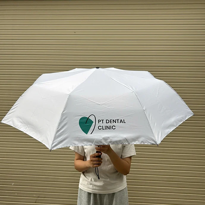 DÙ CÁN NGẮN TỰ ĐỘNG 1 CHIỀU IN LOGO