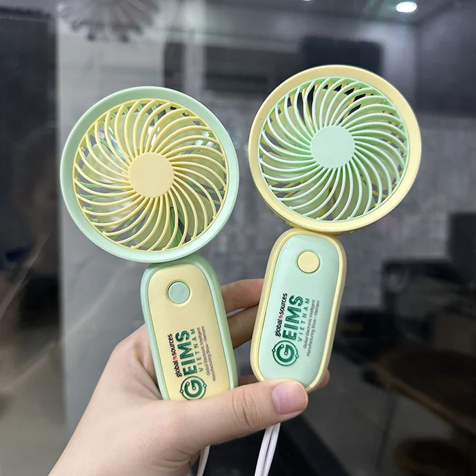 QUẠT MINI CẦM TAY IN LOGO EIMS