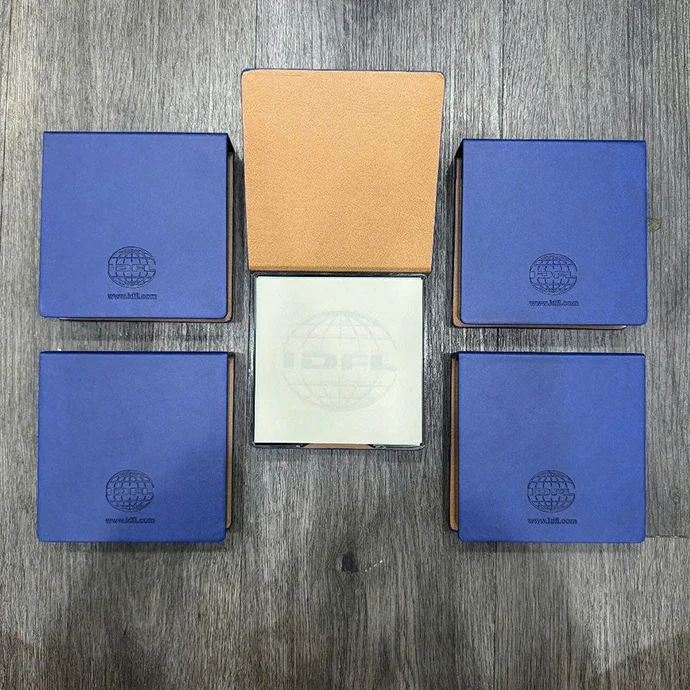 HỘP GIẤY NOTE DA CAO CẤP IN LOGO