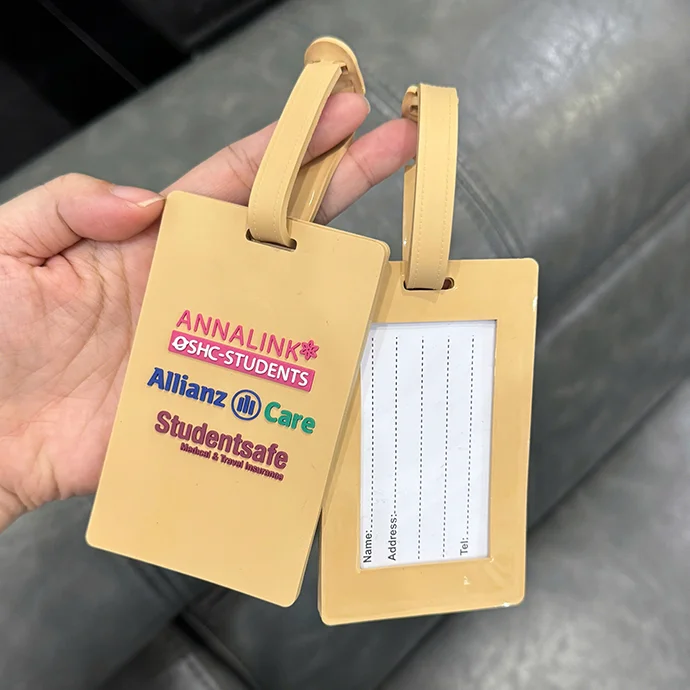 THẺ TREO HÀNH LÝ DU LỊCH IN LOGO - TAG VALI CHỐNG THẤT LẠC
