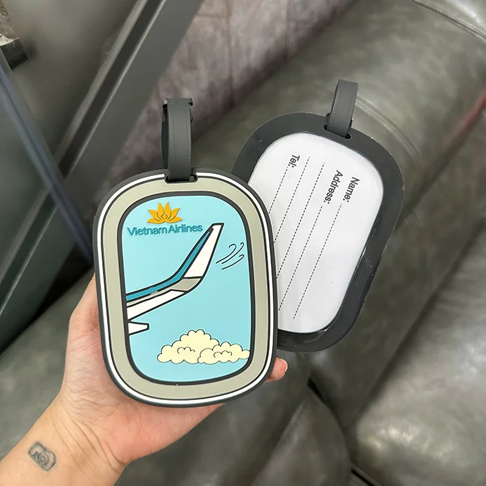 THẺ TREO HÀNH LÝ CAO SU DẺO THIẾT KẾ THEO YÊU CẦU