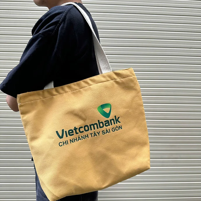 TÚI VẢI CANVAS IN LOGO - QUÀ TẶNG THÂN THIỆN MÔI TRƯỜNG