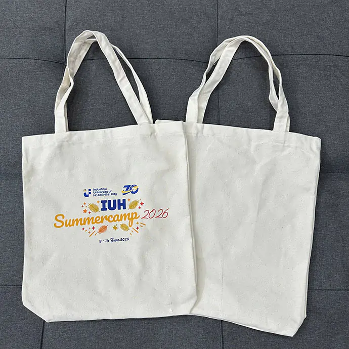 TÚI CANVAS IN LOGO THEO YÊU CẦU - QUÀ TẶNG SỰ KIỆN THÂN THIỆN MÔI TRƯỜNG