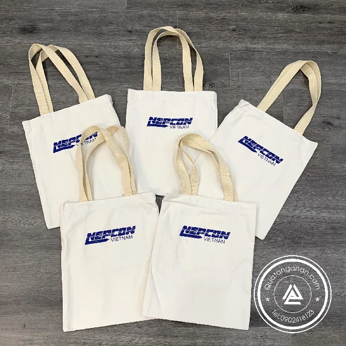 TÚI VẢI CANVAS IN CHUYỂN NHIỆT LOGO NEPCON