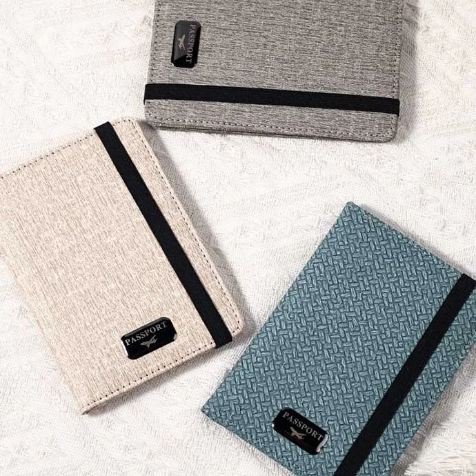 BÌA ĐỰNG HỘ CHIẾU DA PU VÂN GỖ