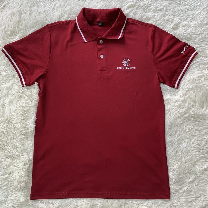 ÁO THUN THÊU LOGO HAPPY HOME PRO