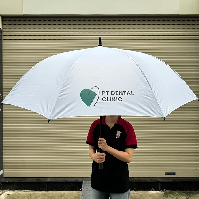 DÙ DÀI CHE MƯA CỠ LỚN - IN LOGO THEO YÊU CẦU