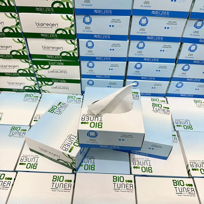 HỘP KHĂN GIẤY KHÔ IN LOGO THEO YÊU CẦU