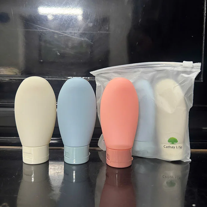 BỘ CHIẾT MỸ PHẨM 3 TUÝP IN LOGO THEO YÊU CẦU