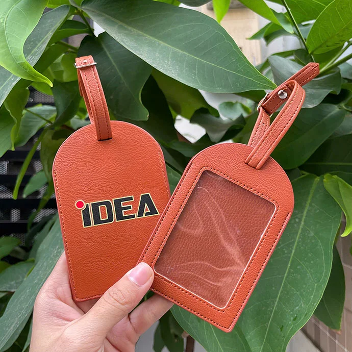 THẺ HÀNH LÝ PU IN LOGO THEO YÊU CẦU