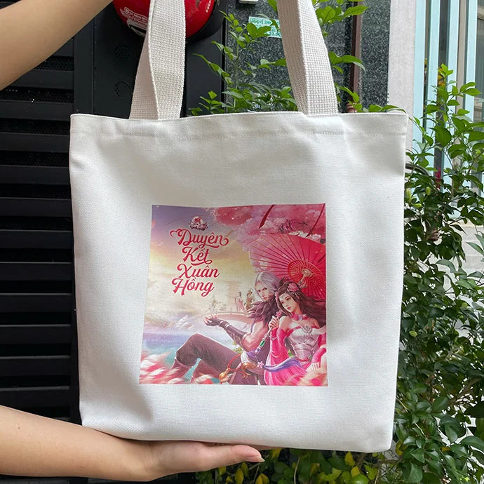 TÚI VẢI CANVAS IN LOGO - SẢN XUẤT TÚI VẢI GIÁ RẺ