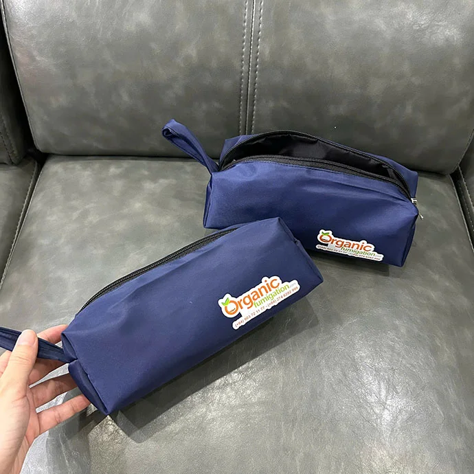 TÚI VẢI ĐỰNG BÚT VẢI DÙ LẠNH IN LOGO